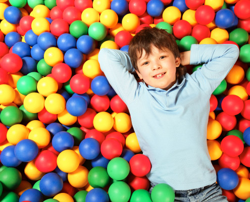 Boy on balls