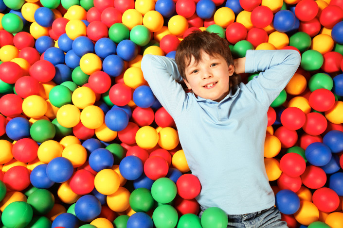 Boy on balls