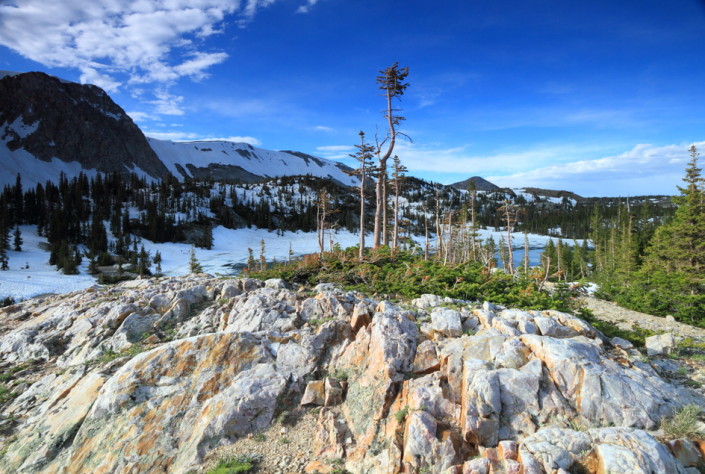 Rocky terrain of Wyoming