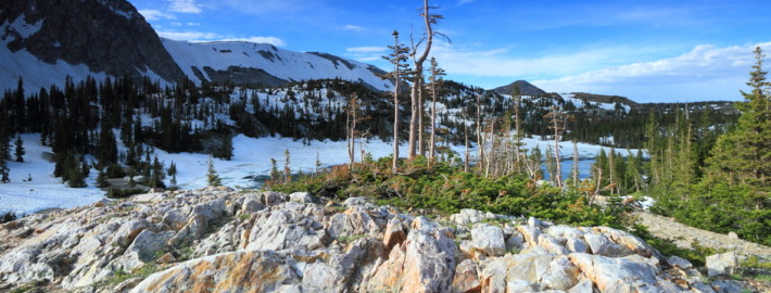 Rocky terrain of Wyoming