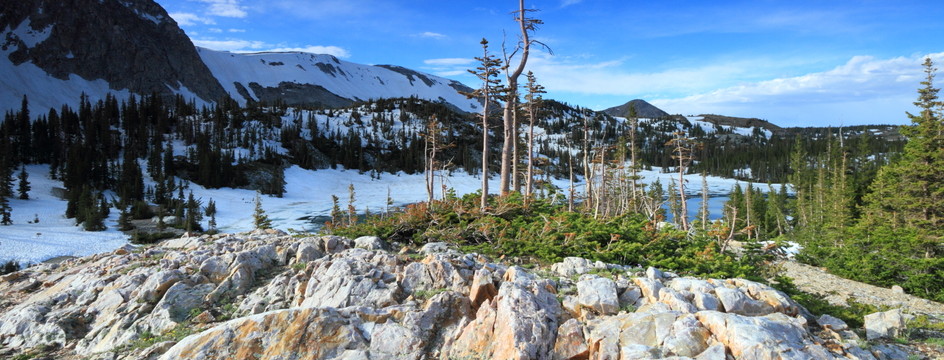 Rocky terrain of Wyoming