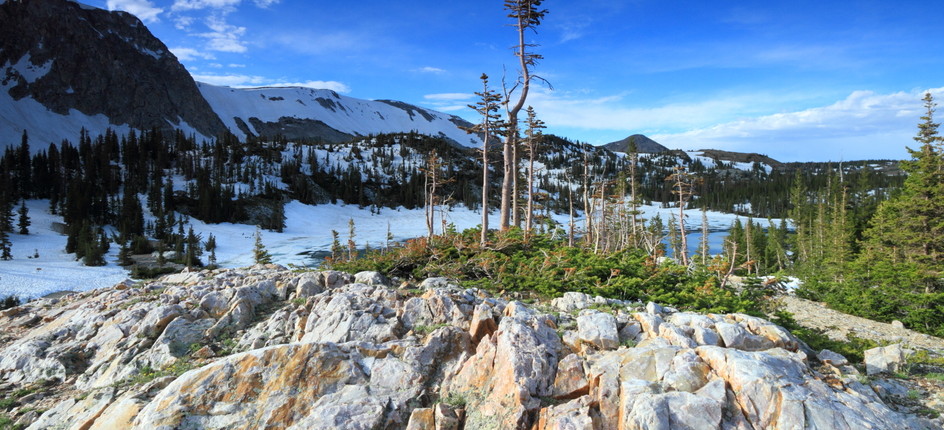 Rocky terrain of Wyoming